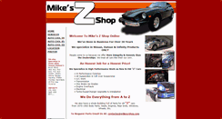 Desktop Screenshot of mikeszshop.com