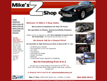 Tablet Screenshot of mikeszshop.com